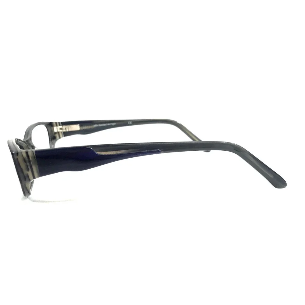 Adin Thomas Eyeglasses Frames AT-248 C2 Blue Gray Rectangle Full Rim 53-15-135